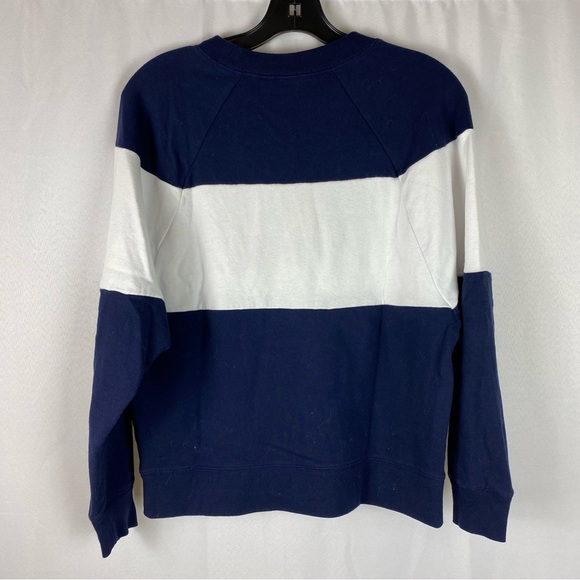 Original GAP Blue Color Block Sweatshirt - Picture 4 of 5